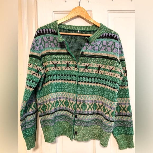 Women’s H&M multi-color cardigan size M - Picture 1 of 5